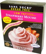 Strawberry Low Fat Mousse 4 oz.